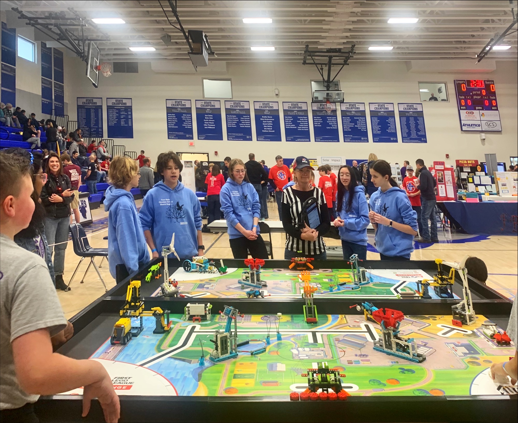 Robotics Team Takes 2nd Place in Area Competition